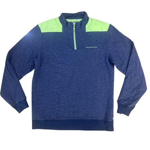Vineyard Vines Performance Shep Shirt Quarter Zip Sweater Men’s Size Medium - Picture 1 of 11